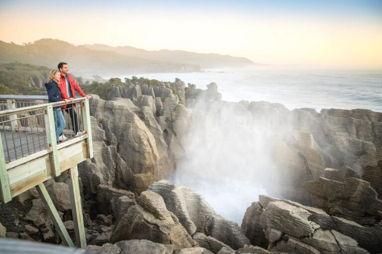 pancake rocks and blowholes nearby hokitika kiwi holiday park activities sights eateries camping motels stay hoki